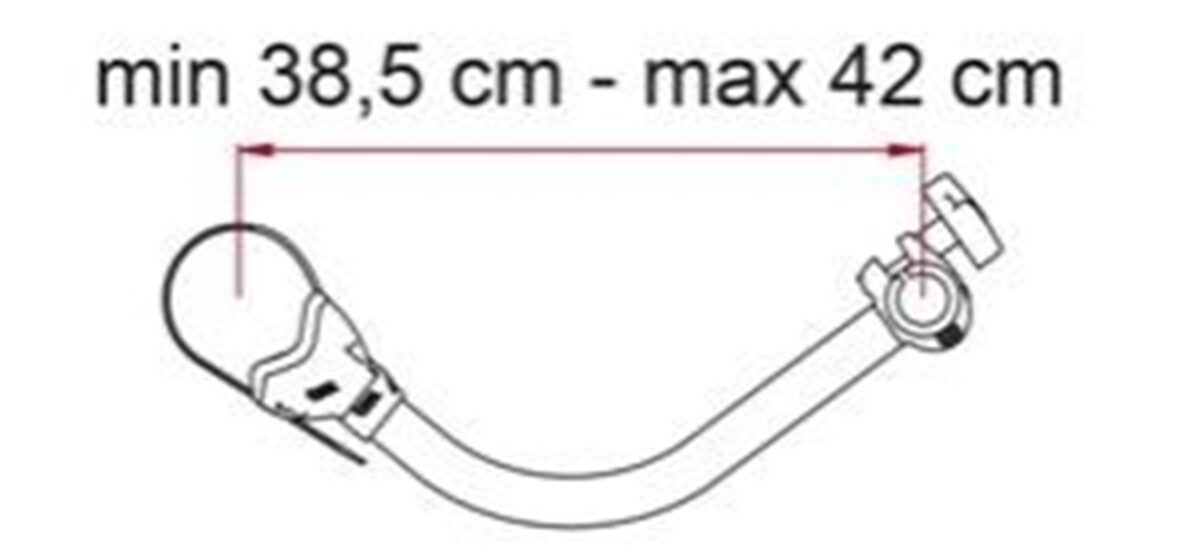BRAZO BIKE BLOCK PRO 3 NEGRO - Imagen 2